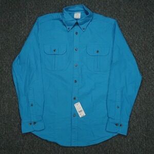 Brooks Brothers Shirt Mens Small Blue Regent Fit Chamois Button Down Long Sleeve